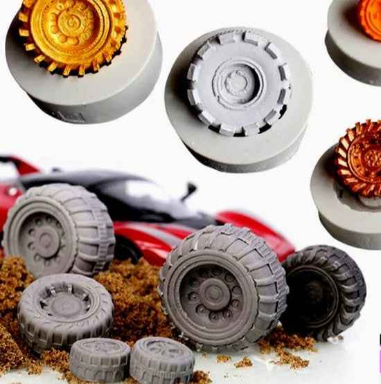 Bicicletta. Stampo in silicone