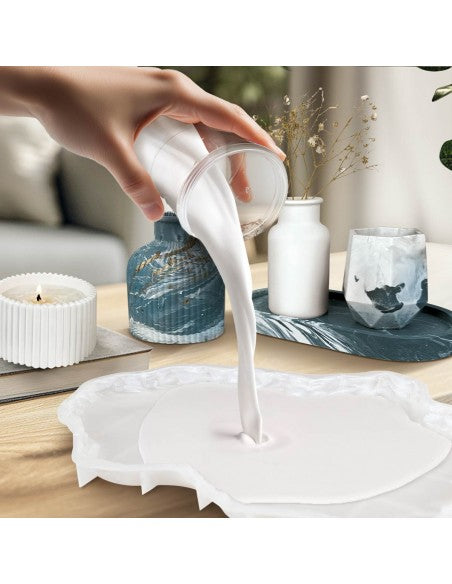 Aqua Shield - Additivo che rende le tue creazioni in eco resina e gesso impermeabili, lucenti e ultra resistenti