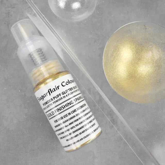 Spray Glitter Oro perlescente Alimentare per Candele e Saponi