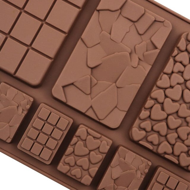 Fantastic 9-Shape Silicone Chocolate Mold