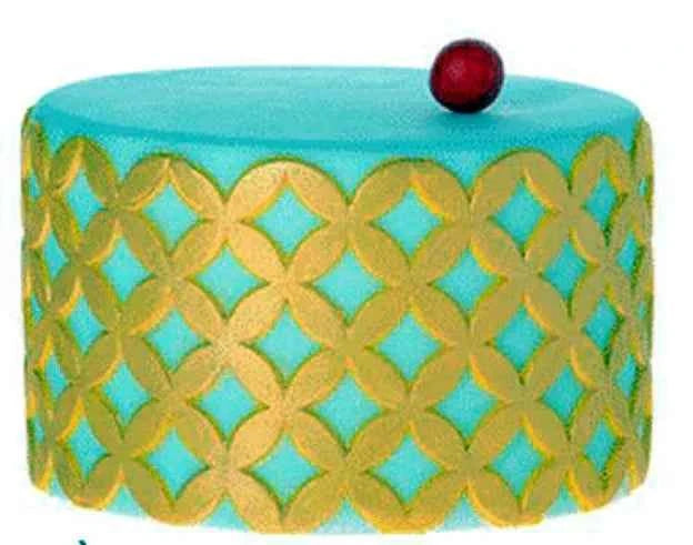 Rete. Stampo in silicone per decorazioni a rilievo. Modecor.