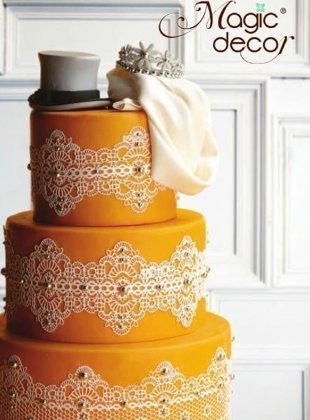 Silicone mat for decoration Magic Decor Line TMD06 Pavoni.