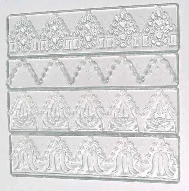 Set di 3 stampi. Bordo e Cornice