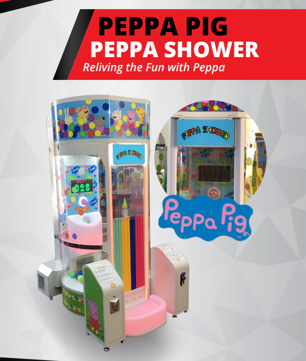 PEPPA SHOWER. UNA DOCCIA DI PALLINE COLORATE FIRMATA PEPPA PIG!
