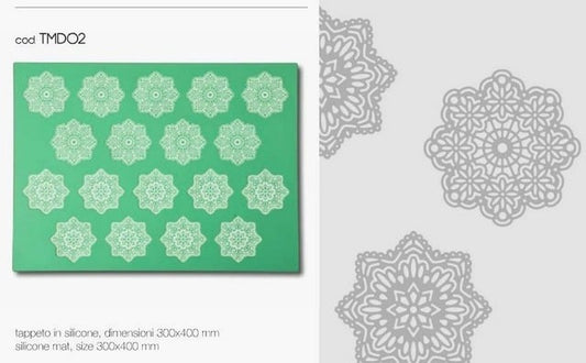 Tappetino in silicone per decoro Linea Magic Decor TMD02 Pavoni.
