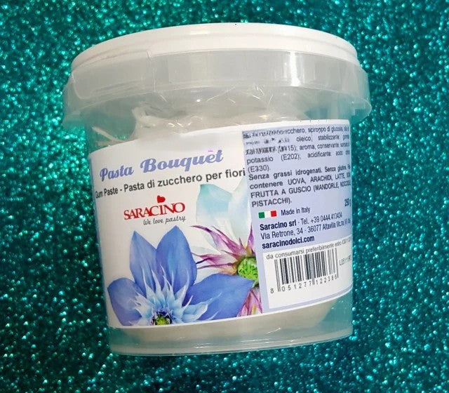 Bouquet. Gum Paste per Fiori Bianca. Saracino