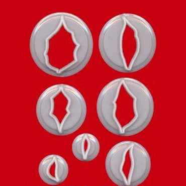 Stella di Natale. 7 Stampi in plastica. FMM