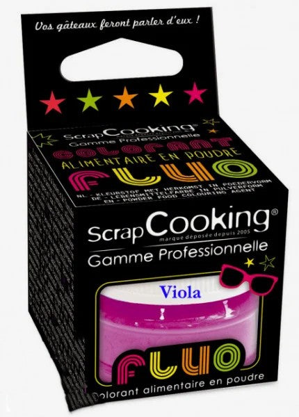 Effetto NEON. Fluo Scrapcooking. Coloranti alimentari in polvere