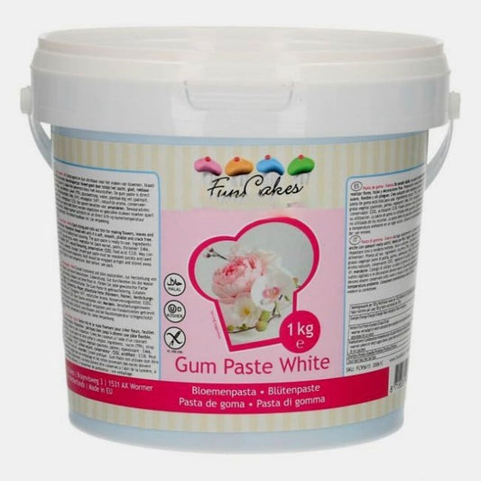 1 Kg. Gum Paste bianca. FunCakes