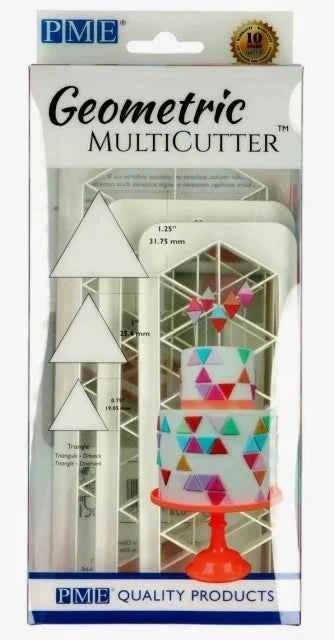 Esagono. Set di 3 Multi Tagliapasta Geometrici. PME