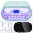 Resiners® Lampada LED magnetica a copertura a 360° con luce UV