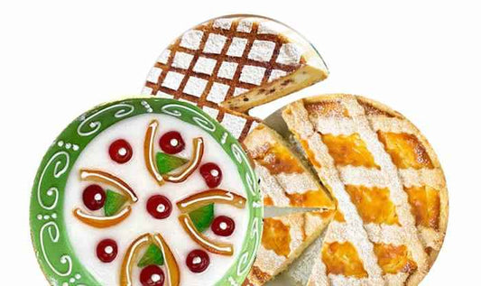 Box Sicilia Napoli : 1Kg Cassata Siciliana + 1Kg Cassata al forno + 1Kg Pastiera Napoletana