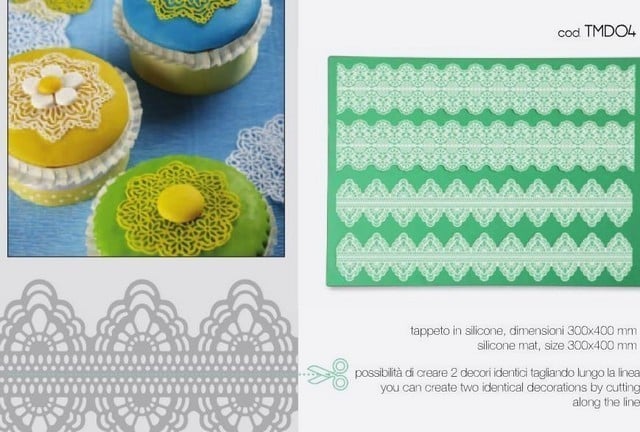 Silicone mat for decoration Magic Decor Line TMD04 Pavoni.