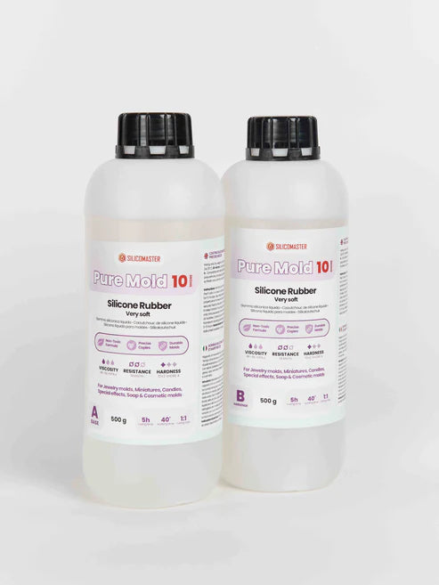 Pure Mold 10 Shores – Silicone per Artigianato e Dettagli Fini