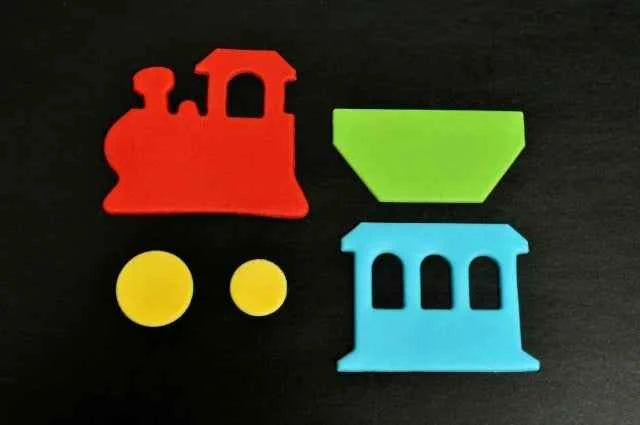 Treno. Stampo in silicone Platinico