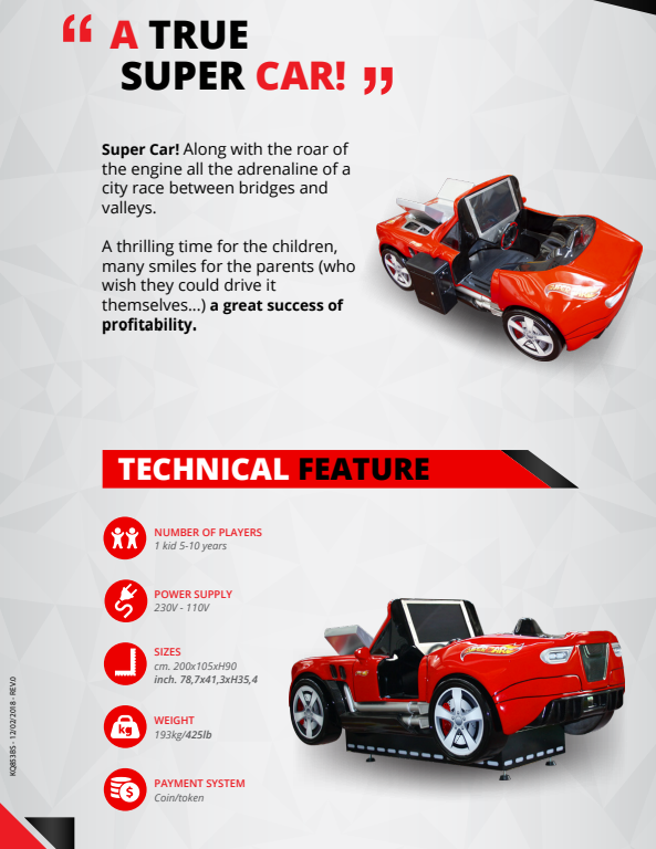 SUPER CAR. UNA VERA SUPER CAR!