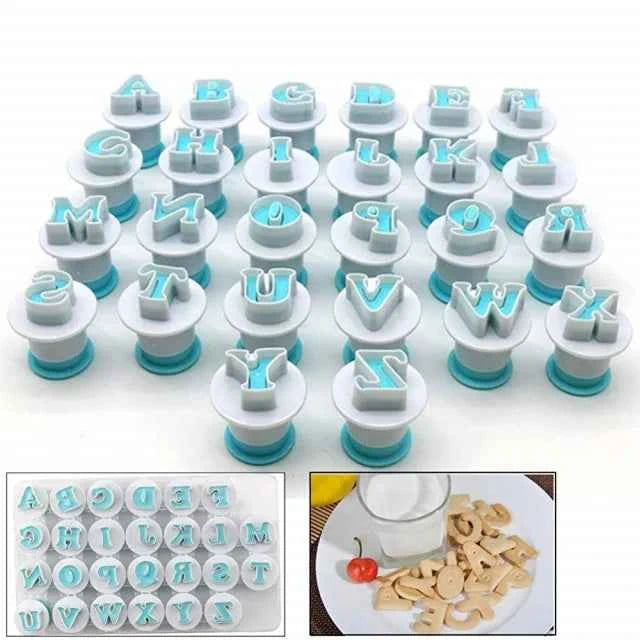 Alfabeto con Lettere e Bandierine. Stampo in Silicone. Bunting Alphabet Katy Sue