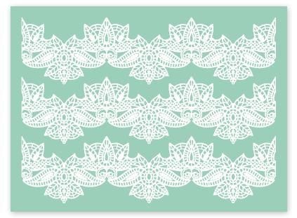 Silicone mat for decoration Magic Decor Line TMD06 Pavoni.