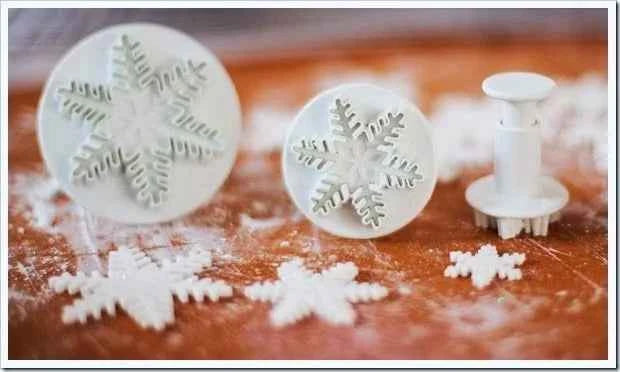 Fiocco di Neve o Cristalli. 3 Stampi espulsione