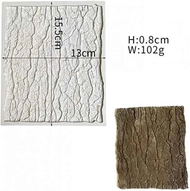Corteccia Venature Legno. 15.5x13 cm. Stampo in silicone