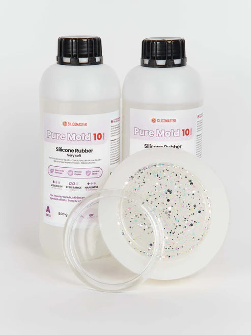 Pure Mold 10 Shores – Silicone per Artigianato e Dettagli Fini