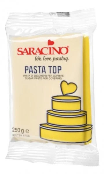 Giallo. Pasta di zucchero Top Saracino 250 gr.