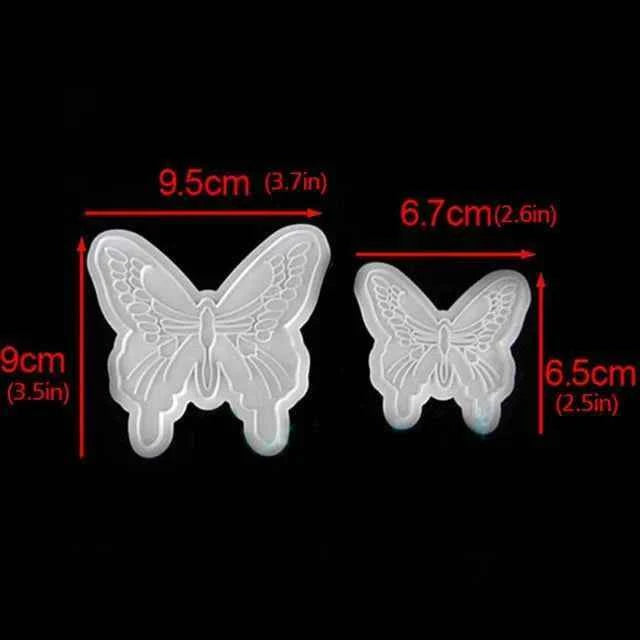 Set F. Farfalle volanti in Wafer Paper edibili. Cake Topper