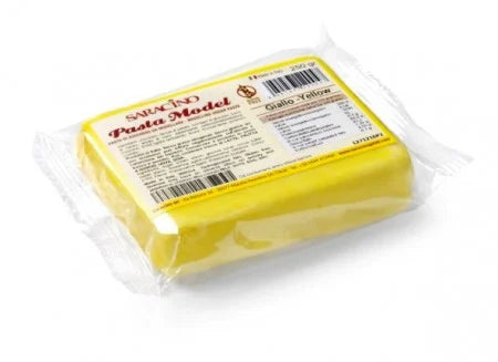 250 gr. Giallo. Pasta di zucchero Model Saracino. Gluten Free