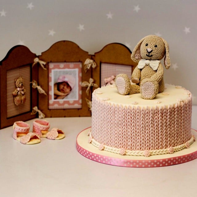 Crochet. Fantastic large Chunky Knit silicone mold. Original Karen Davies.