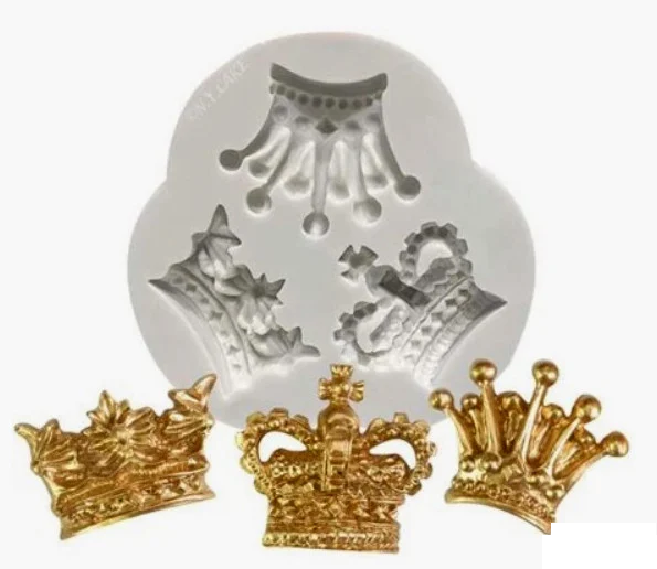 Grande Corona Inglese in 3 fantastiche forme. Stampo in silicone