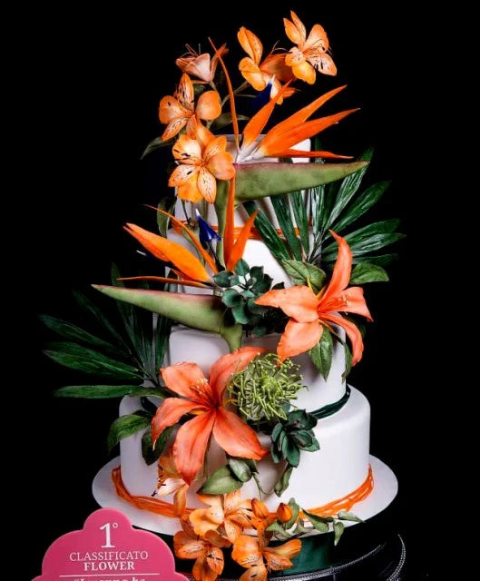 Bouquet. Gum Paste per Fiori Bianca. Saracino