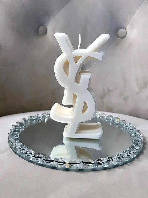 Grande Logo Griffe YSL. Stampo in silicone anche per Candele