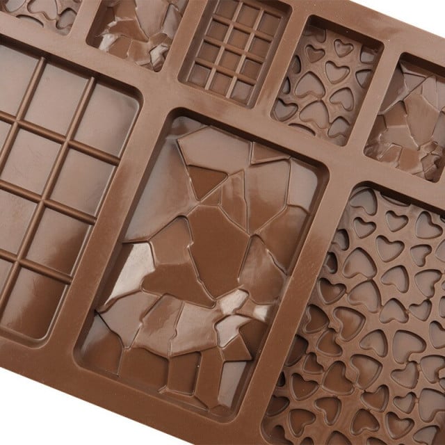Fantastic 9-Shape Silicone Chocolate Mold
