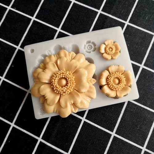 Bellissimo Fiore in 4 forme. Stampo in silicone. Flowers Silicone Cake Molds For Baking Cake