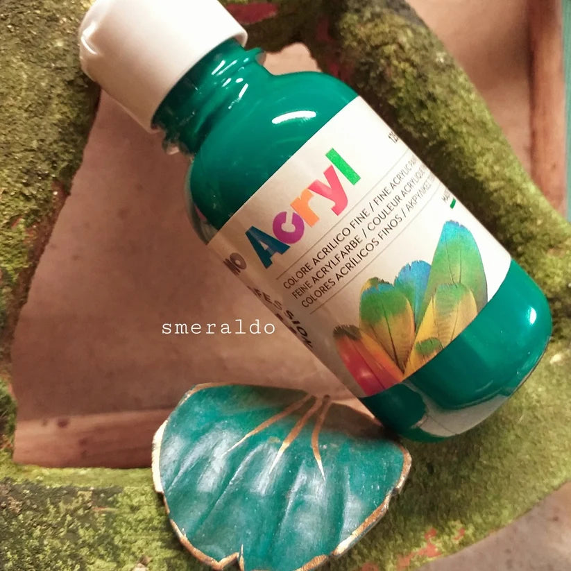 Colori acrilici per pittura paste modellabili gesso con vernice. 125 ml.