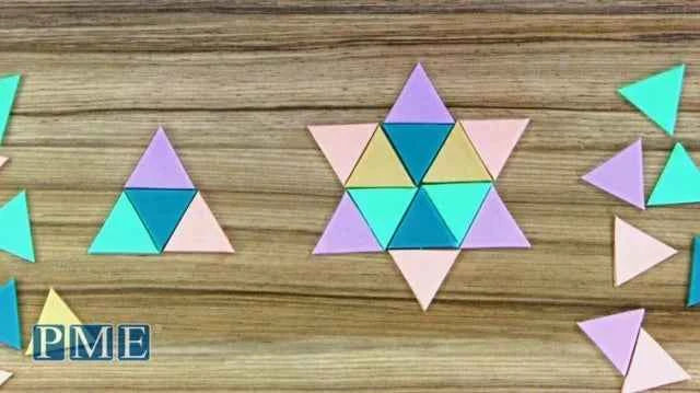 Esagono. Set di 3 Multi Tagliapasta Geometrici. PME