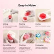 Kit per la creazione di squishy a forma di frutta Resiners® da 32 oz