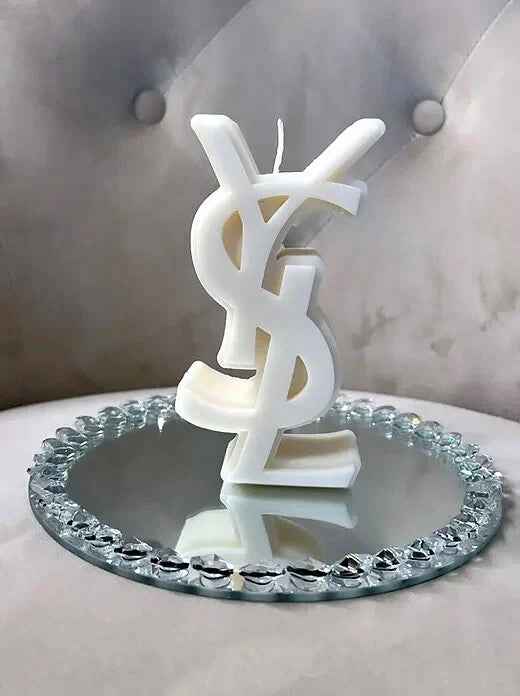 Grande Logo Griffe YSL. Stampo in silicone anche per Candele