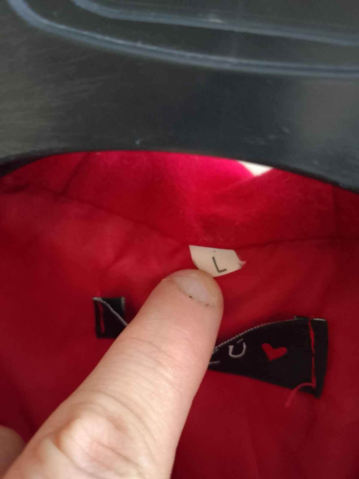 cappotto donna Rosso. Misto Lana-viscosa. Elegante. Taglia L