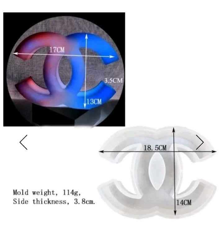 Logo Griffe CH. in varie misure Stampo in silicone