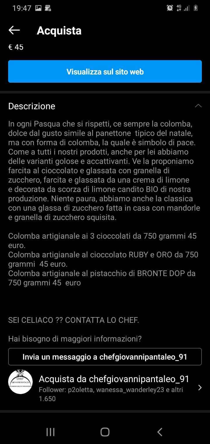 DUE COLOMBE UN UOVO DI PASQUA DA 250 GRAMMI OMAGGIO