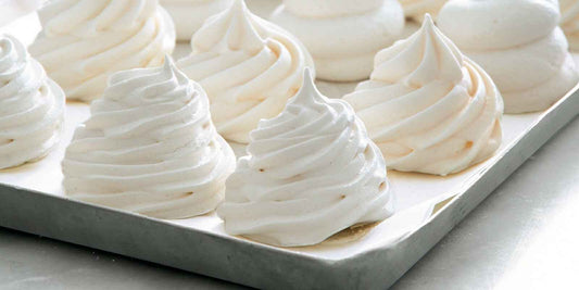 DOLCI meringhe bianche grandi spumotti francesi FORMATO da 600 GRAMMI. ZUCCHERO