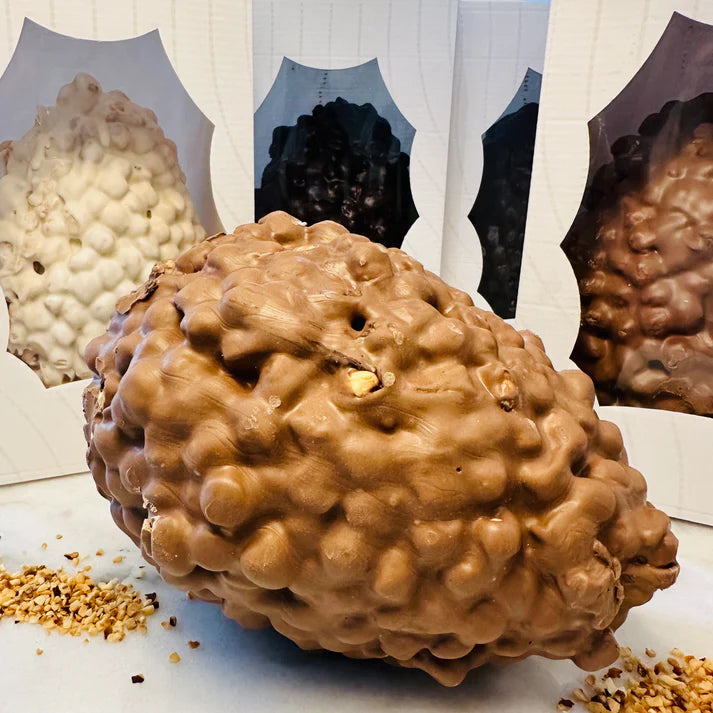 Uovo Nocciolato Croccante 1 kg. SENZA GLUTINE.