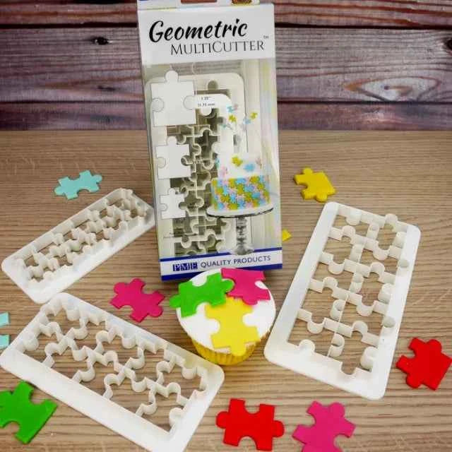 Triangoli. Set di 3 Multi Tagliapasta Geometrici Mattoni. PME