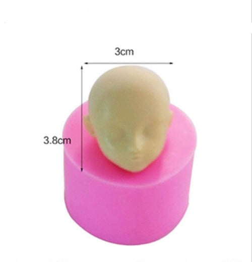 Barbie. Viso e Capelli. Set di 2 stampi in silicone