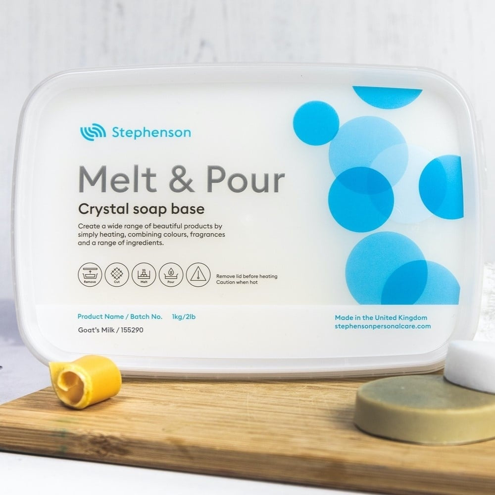 Sapone Bianco naturale da 1-3 e 6 Kg. Base Melt and Pour