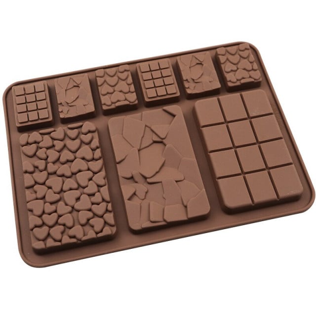 Fantastic 9-Shape Silicone Chocolate Mold