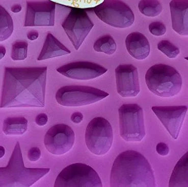 Mini Diamanti e Gemme. Stampo in Silicone