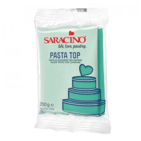 Turchese. Pasta di zucchero Top Saracino 250 gr.