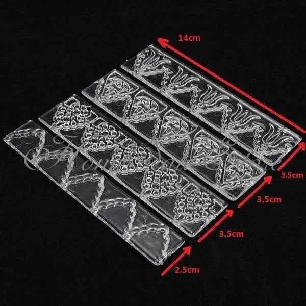 Set di 3 stampi. Bordo e Cornice